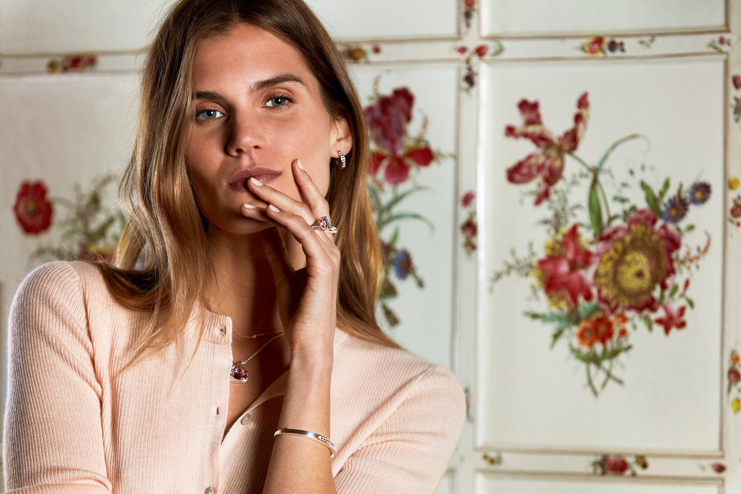 Stuyvesant earrings in silver and black diamond