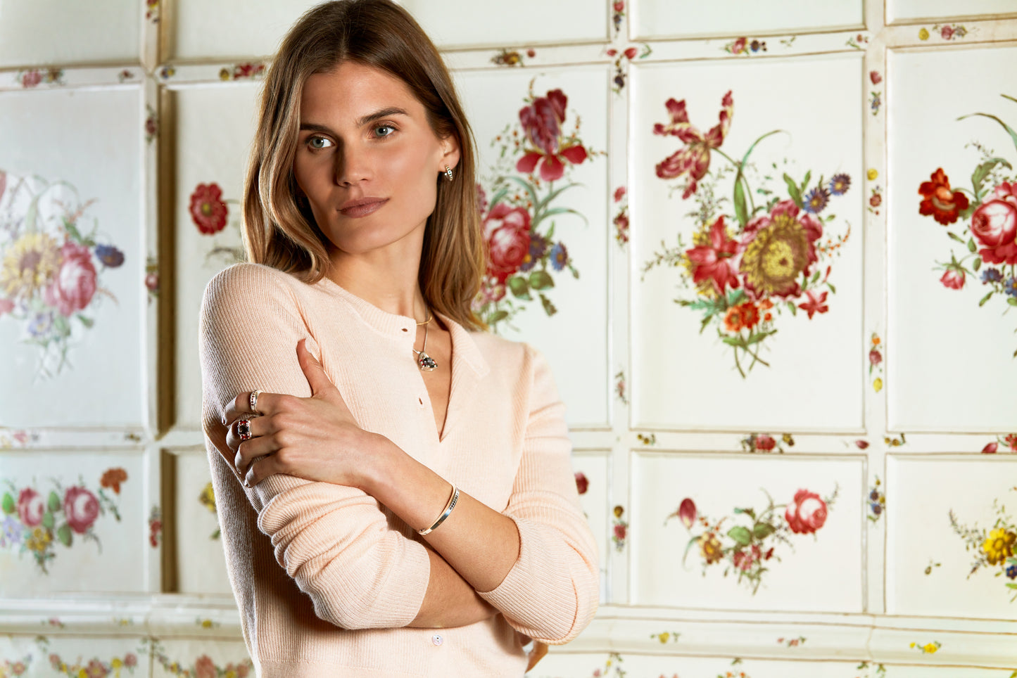 Stuyvesant bracelet in black diamond and silver