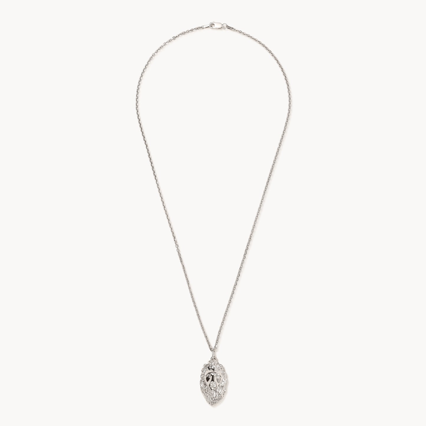 Silver Commodore Statement Pendant