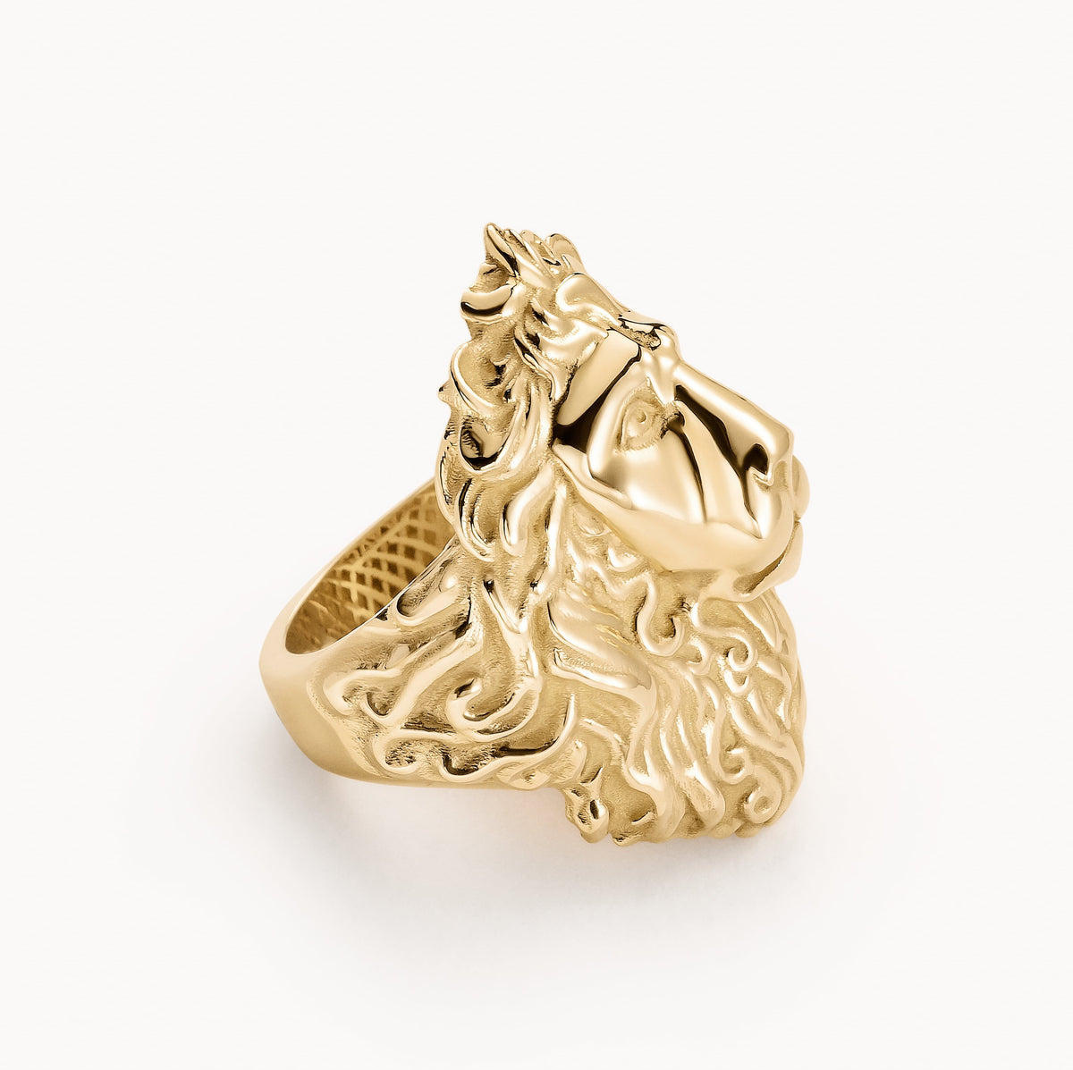 Gold Commodore Statement Ring