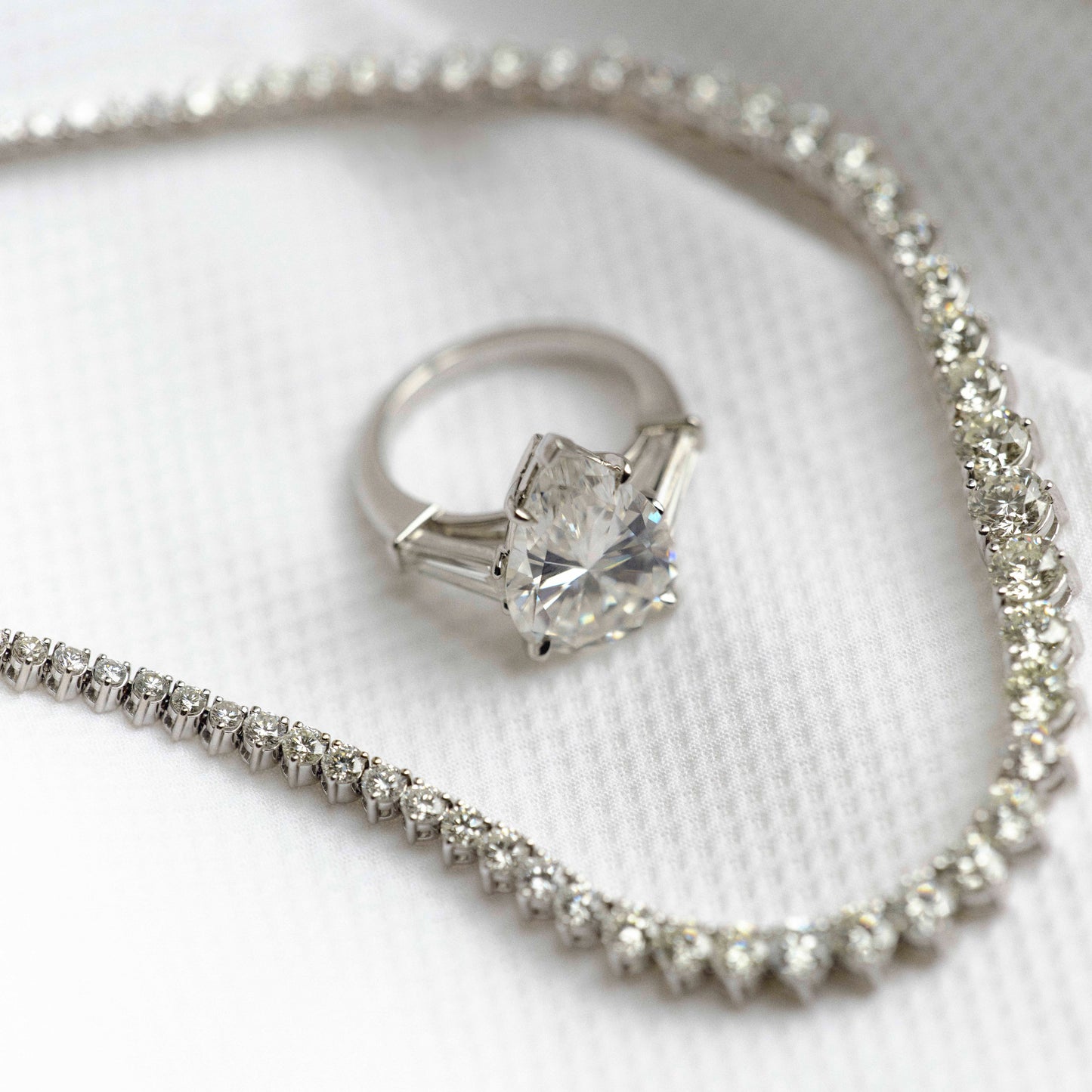 Pear Diamond Ring