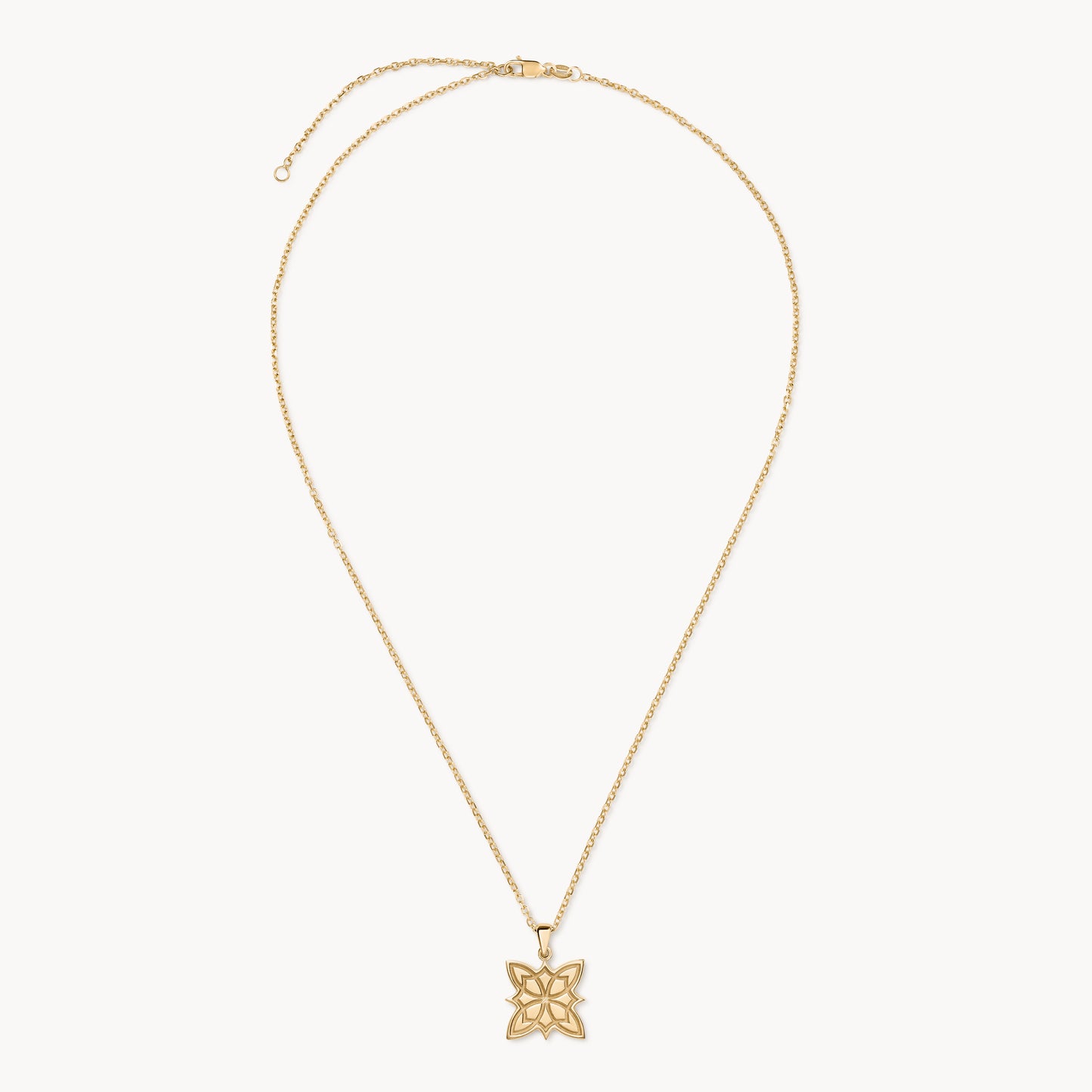Gold OS Star Pendant