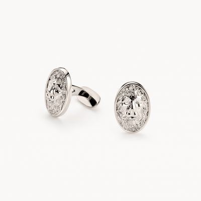 Commodore cuff links in silver