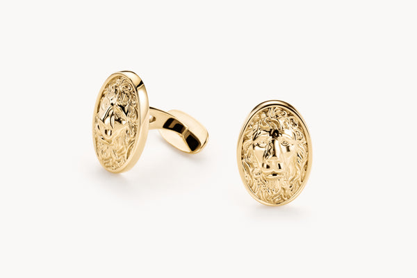 Commodore cuff links in gold