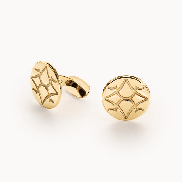 Oak Sitting cuff links