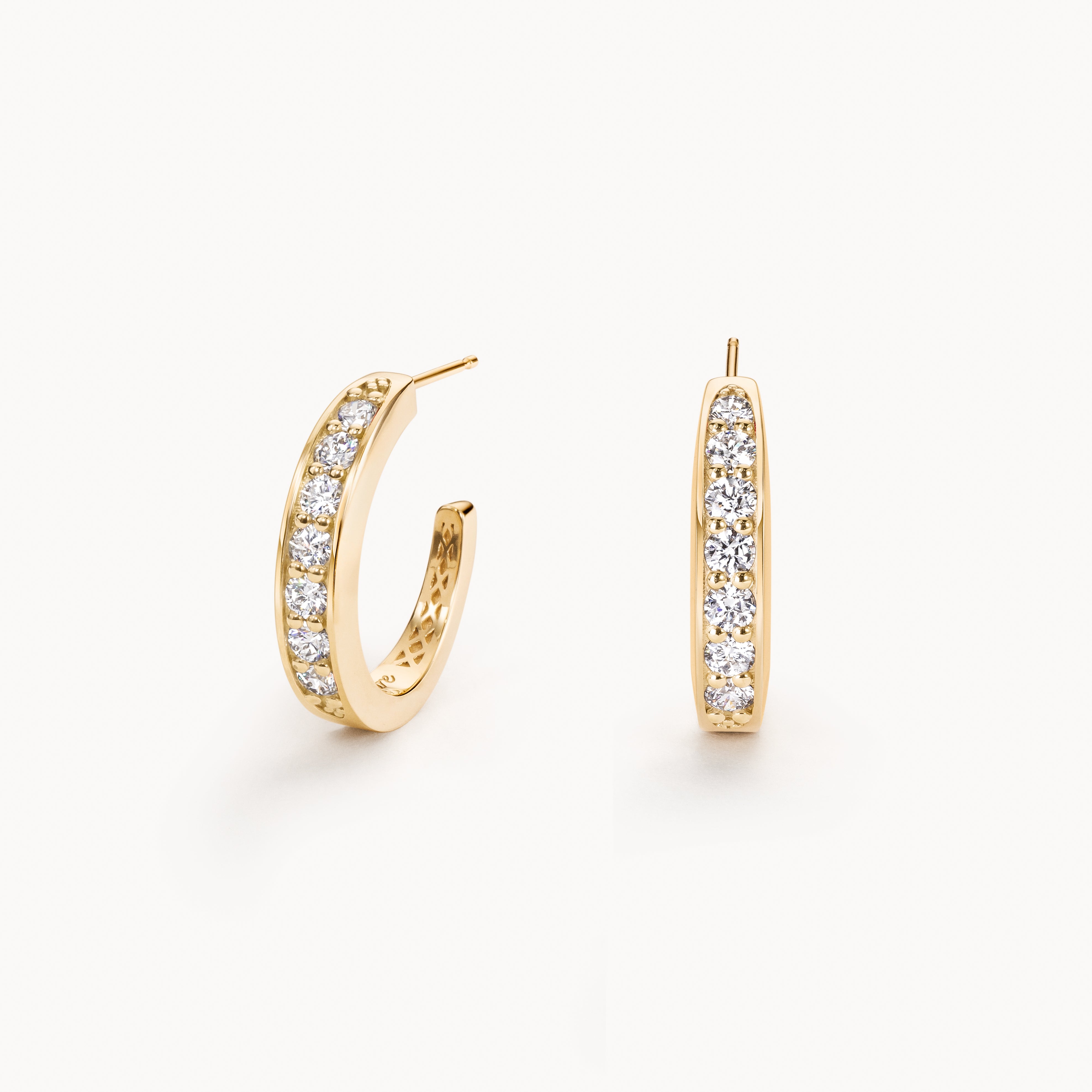 Stuyvesant earrings in diamond