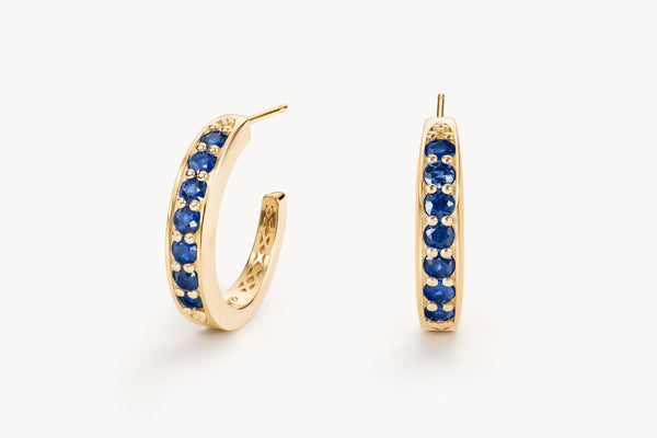 Stuyvesant earrings in sapphire