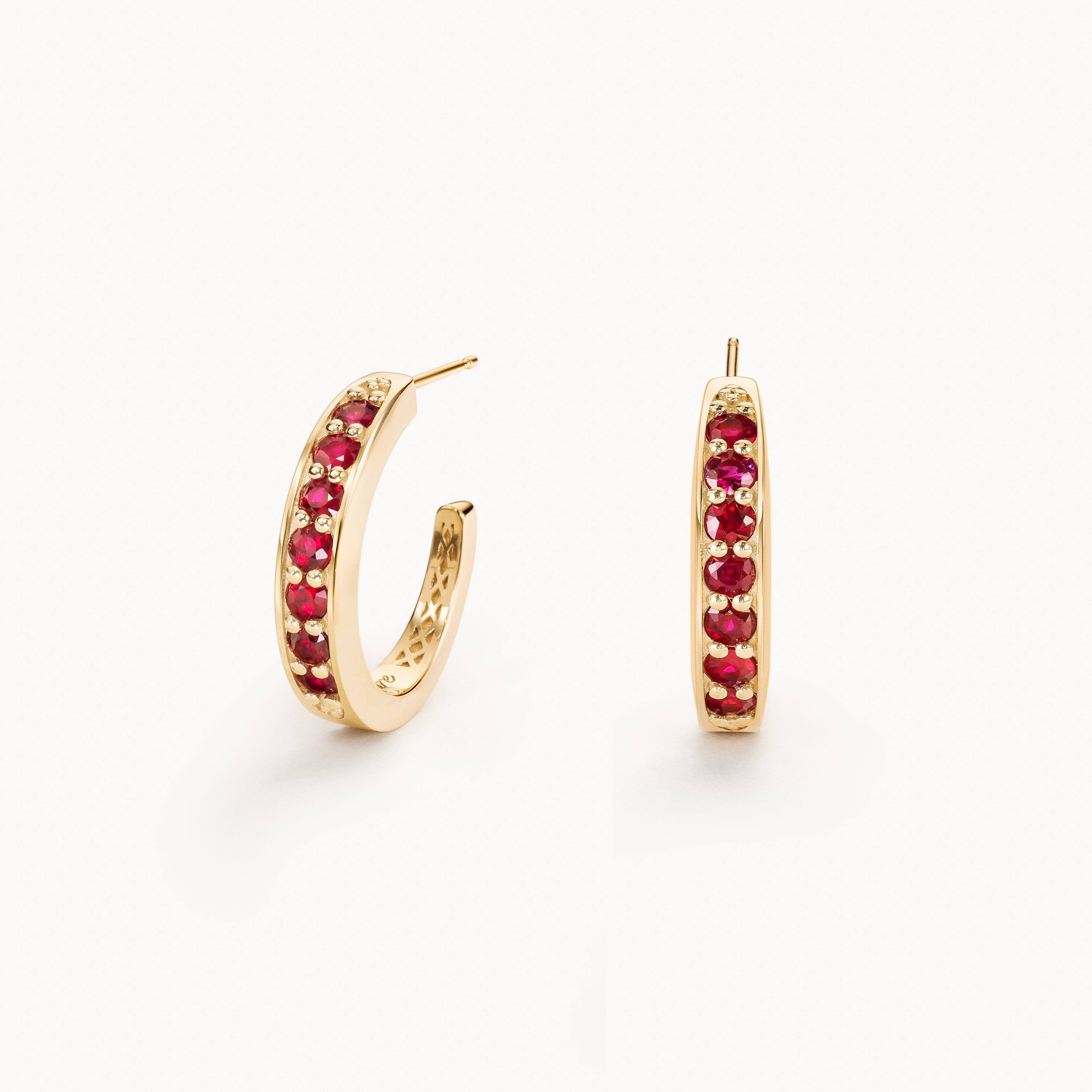 Stuyvesant earrings in ruby