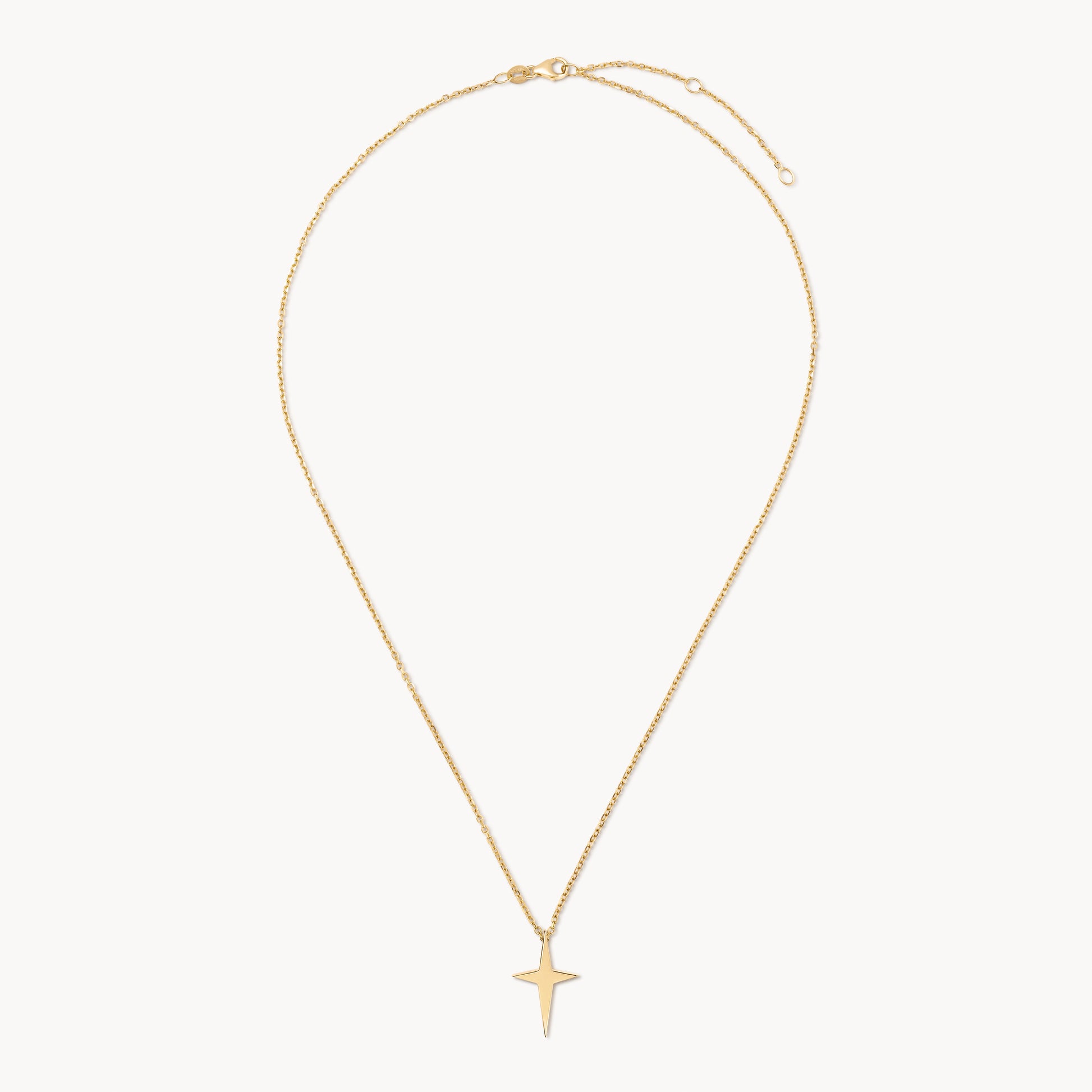 Image 2: Gold cross necklace