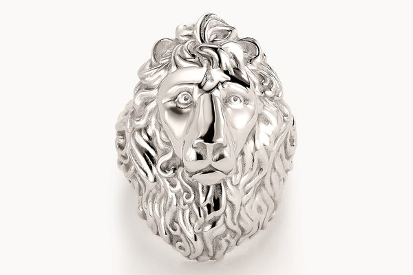 Commodore statement ring in silver