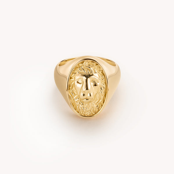 Commodore signet ring in gold