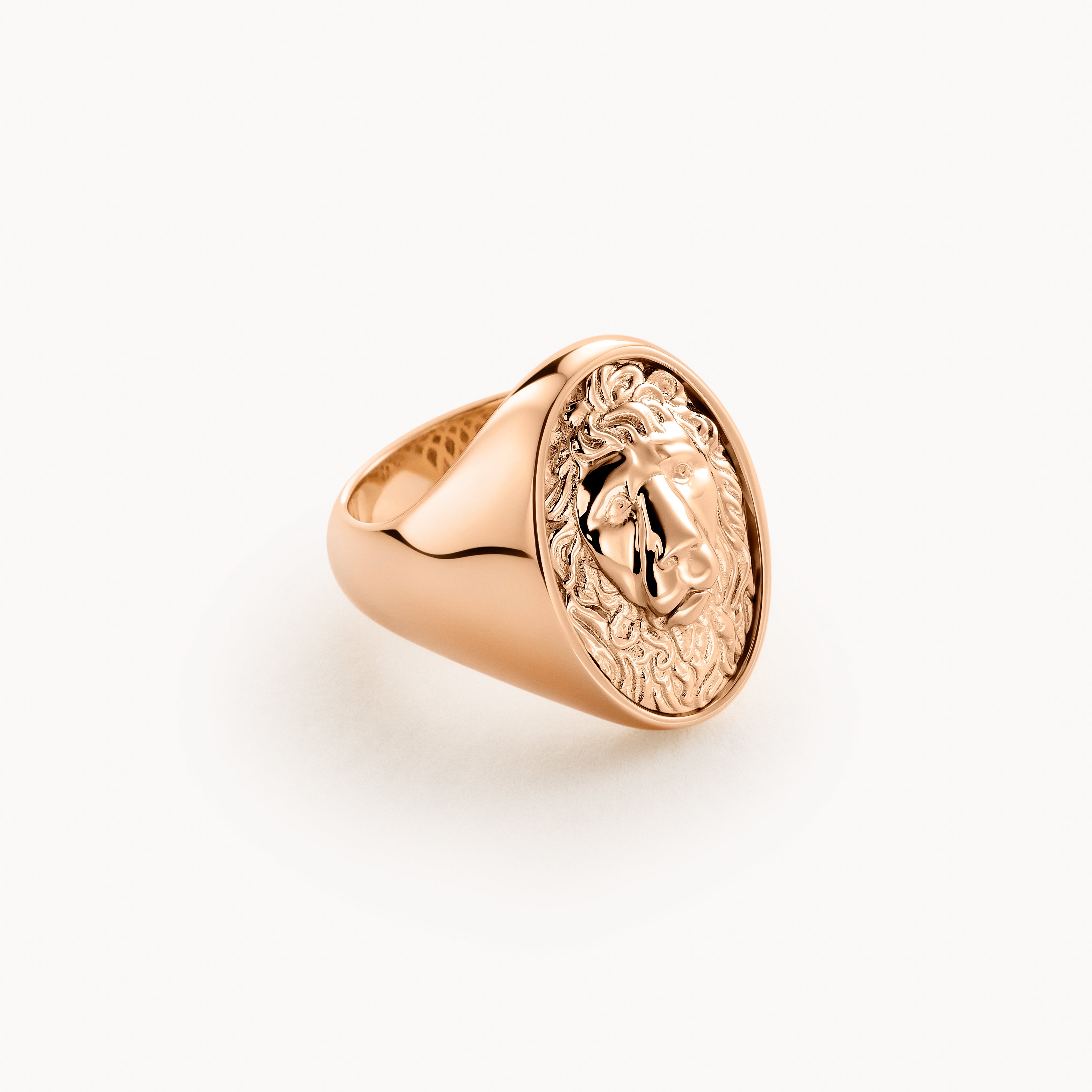 Commodore signet ring in rose gold