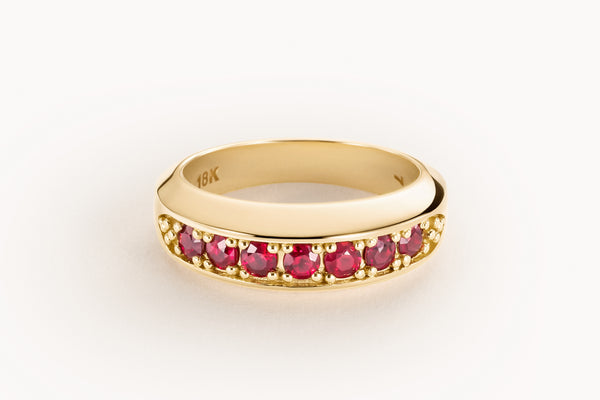 Stuyvesant ring in ruby
