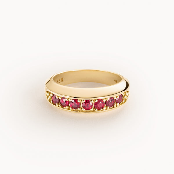 Stuyvesant ring in ruby