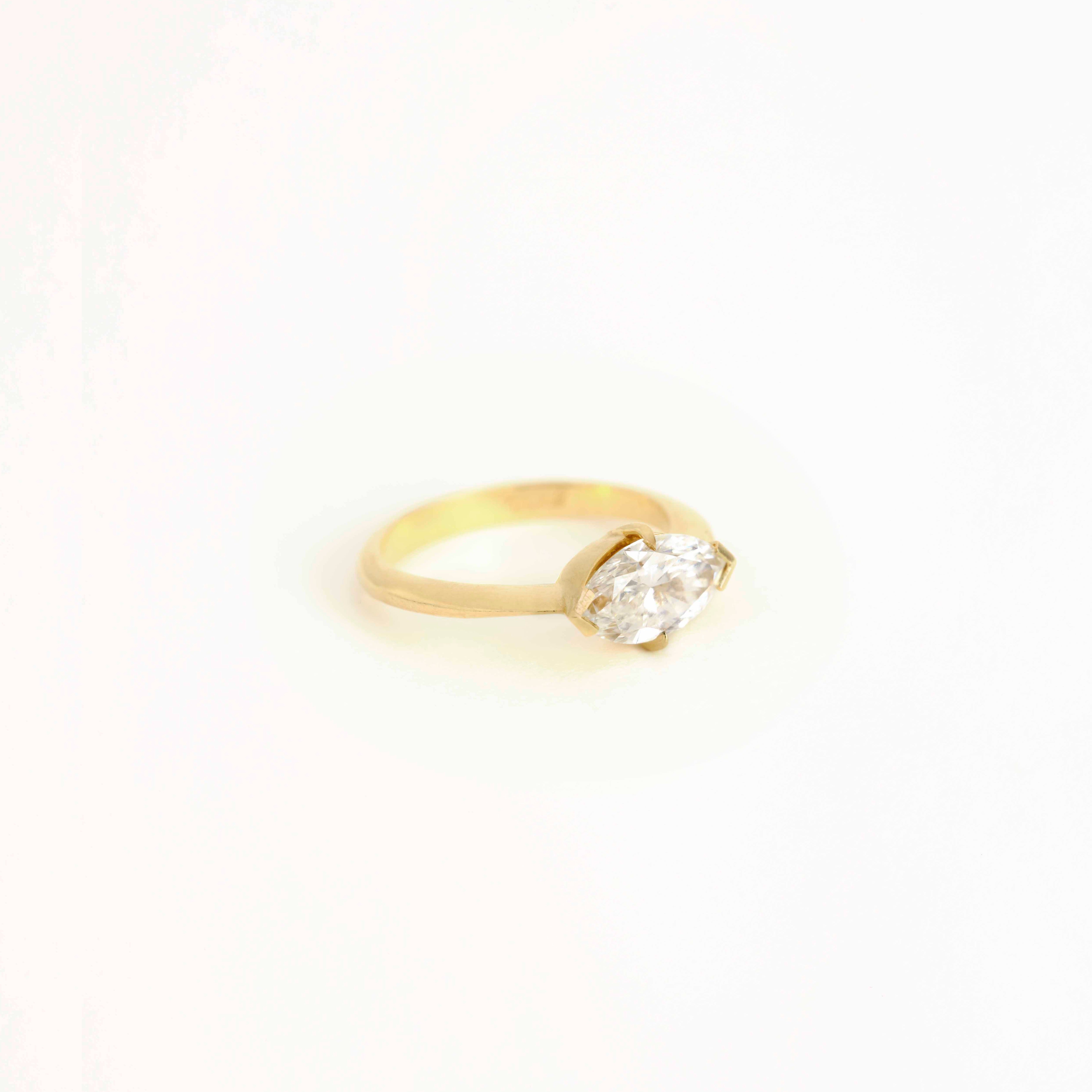 East to West Marquise Ring