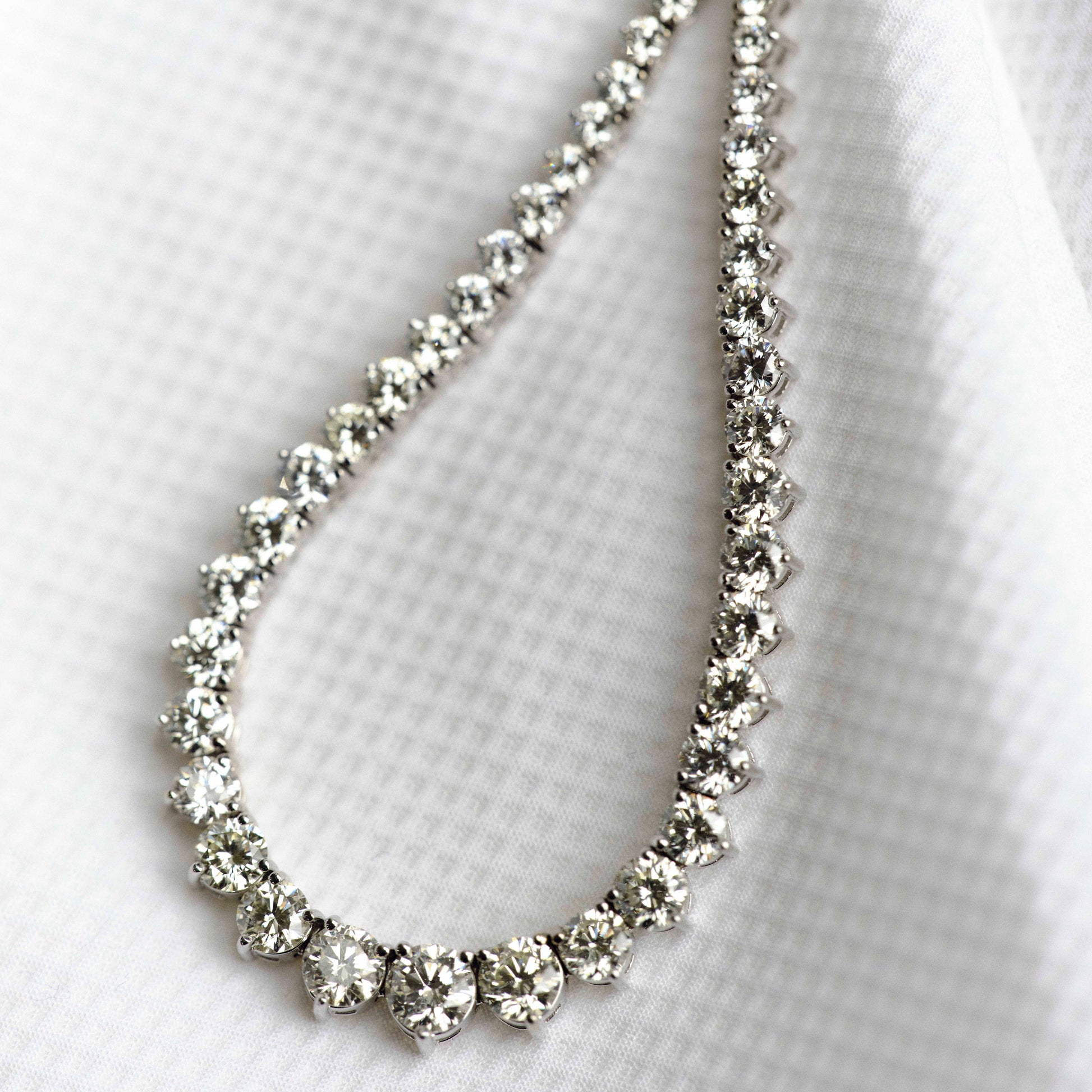 Image 3: 22 ct Riviera Diamond Necklace