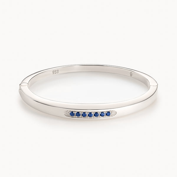 Silver Sapphire Bracelet
