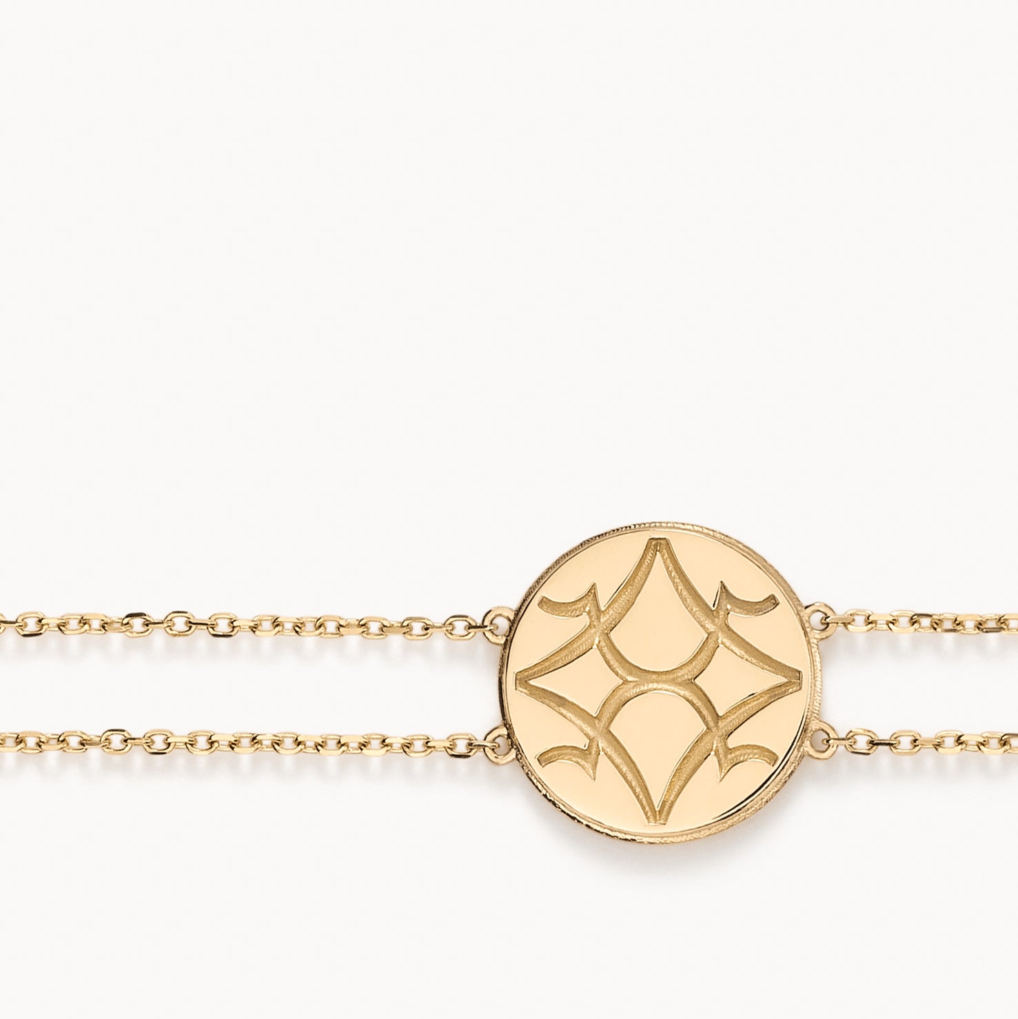 Gold OS Round Bracelet
