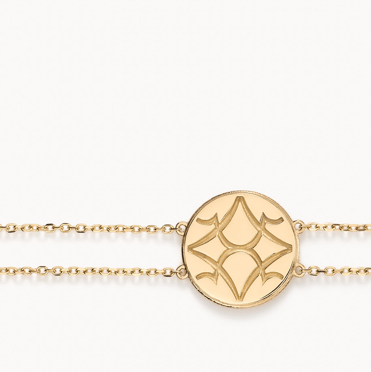 Gold OS Round Bracelet