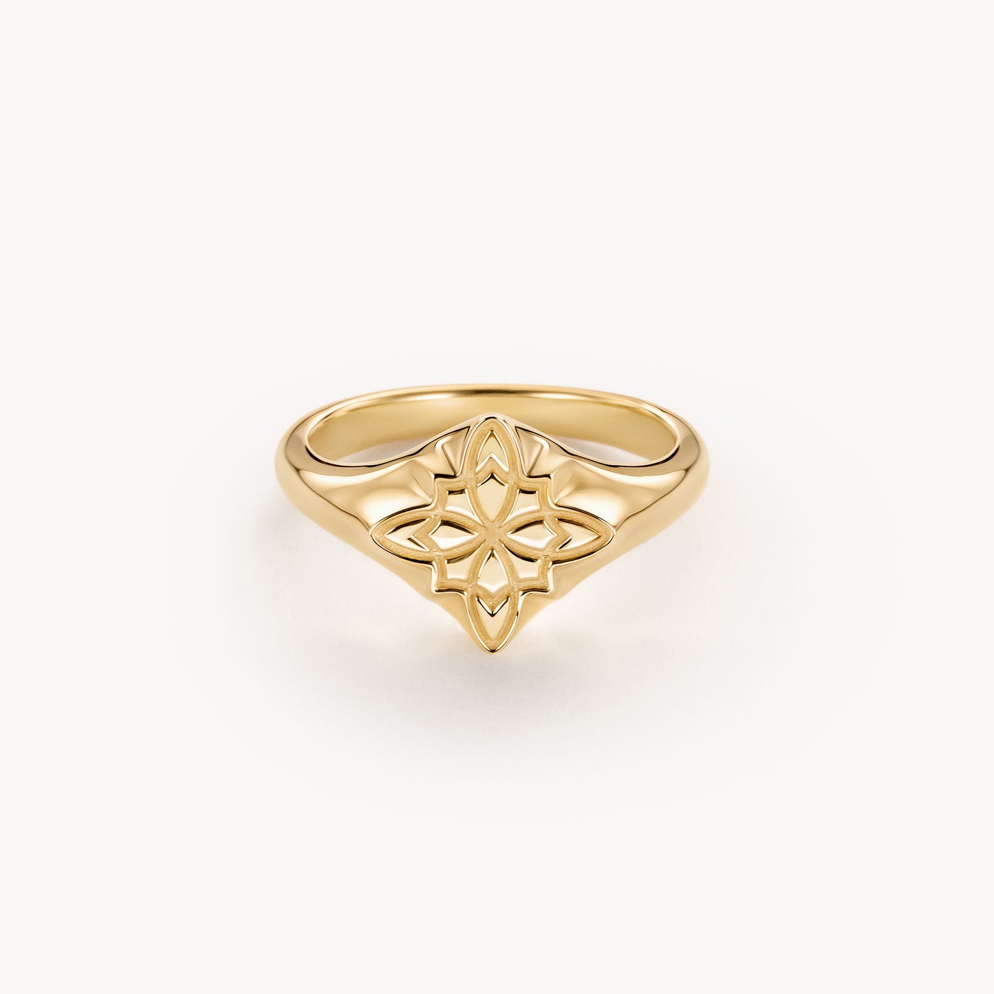 Gold OS Star Ring