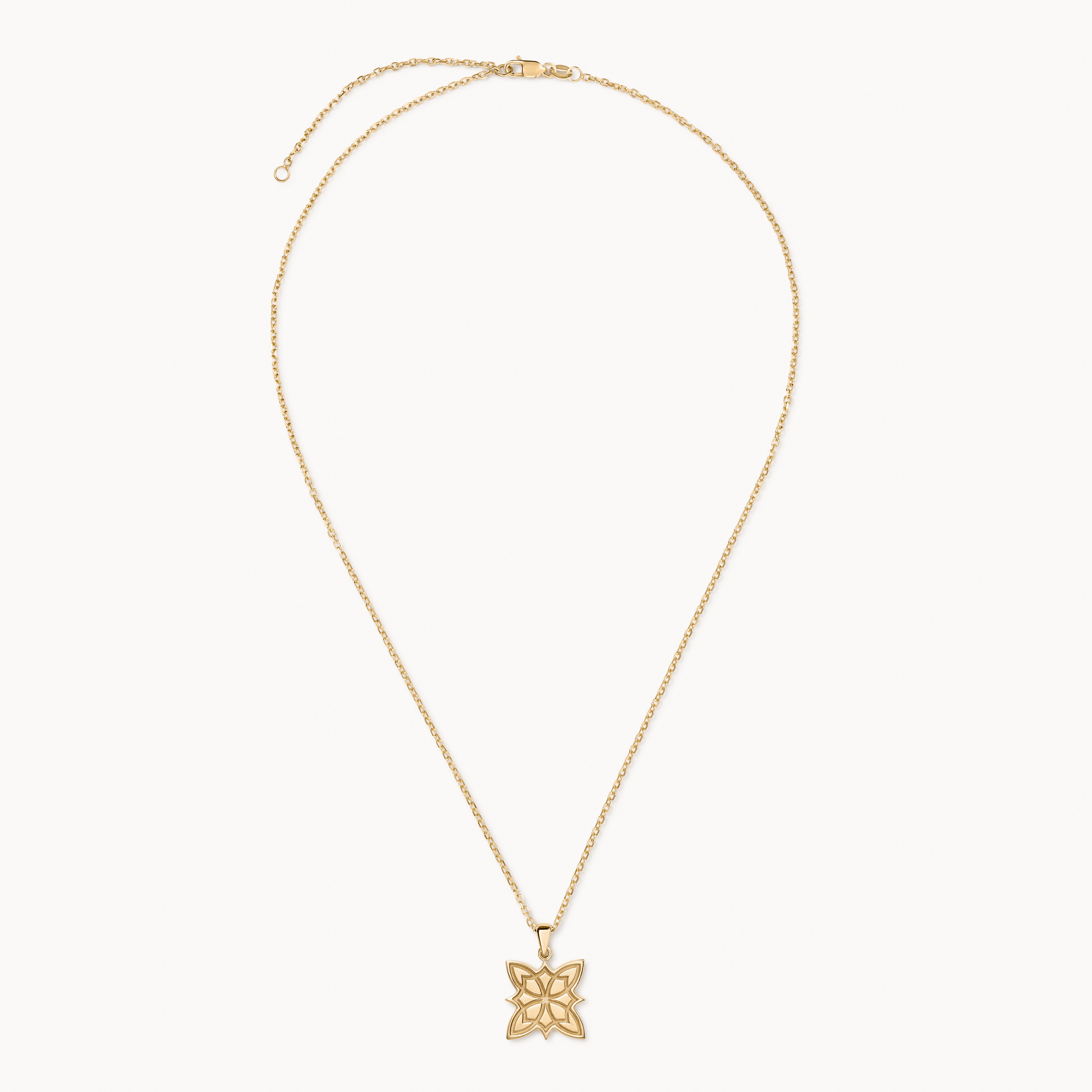 Gold OS Star Pendant