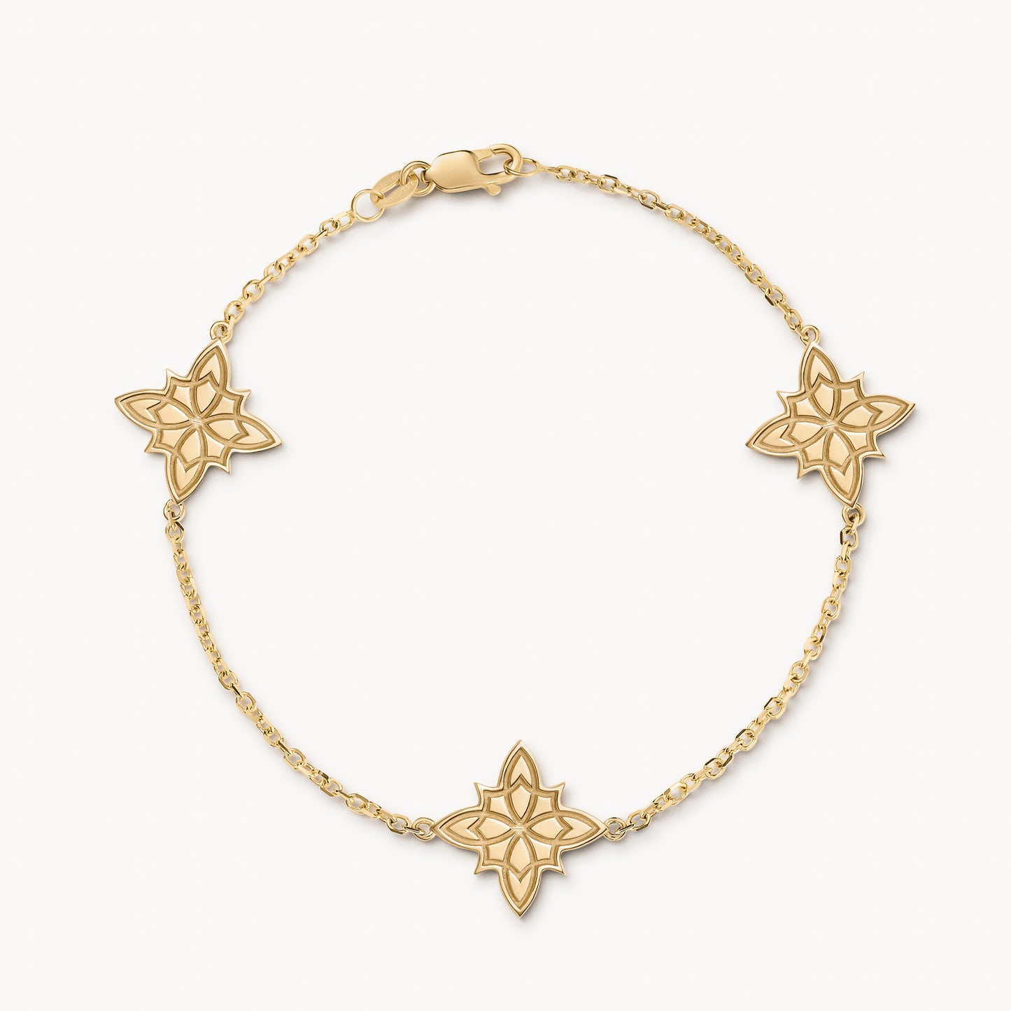 Gold OS Star Bracelet