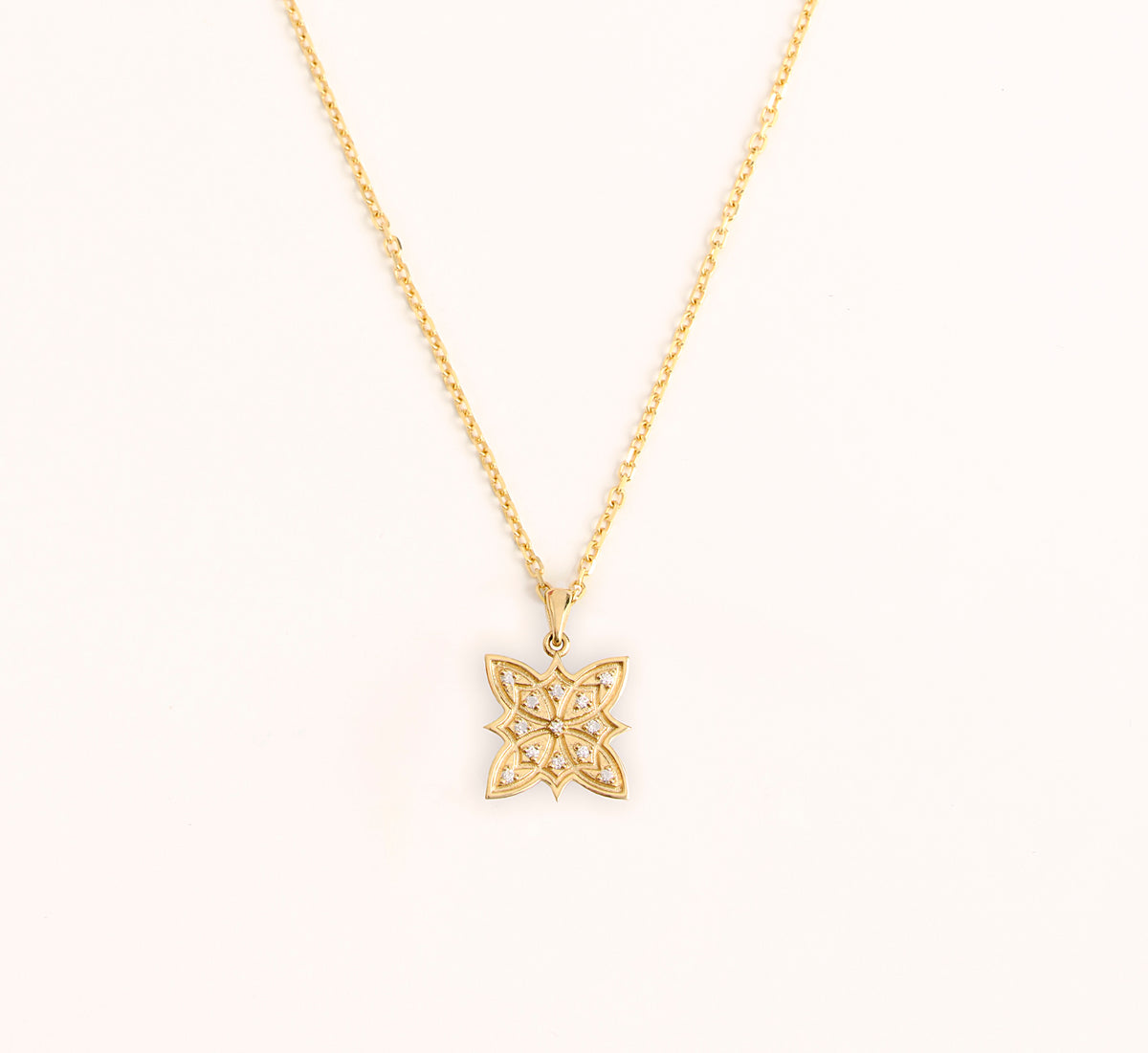 Image 1: OS Pave Necklace