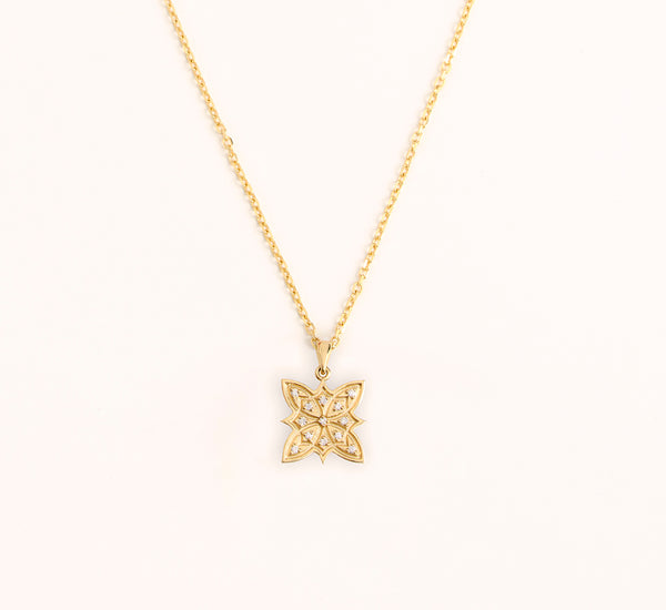 OS Pave Necklace