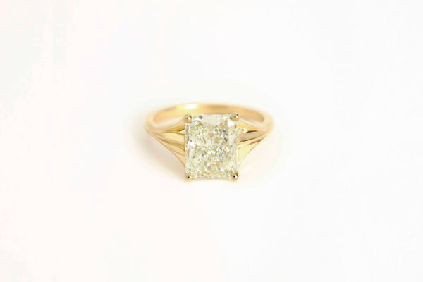 Radiant Brilliant Diamond Ring