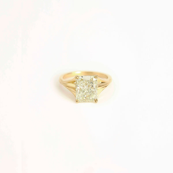 Radiant Brilliant Diamond Ring
