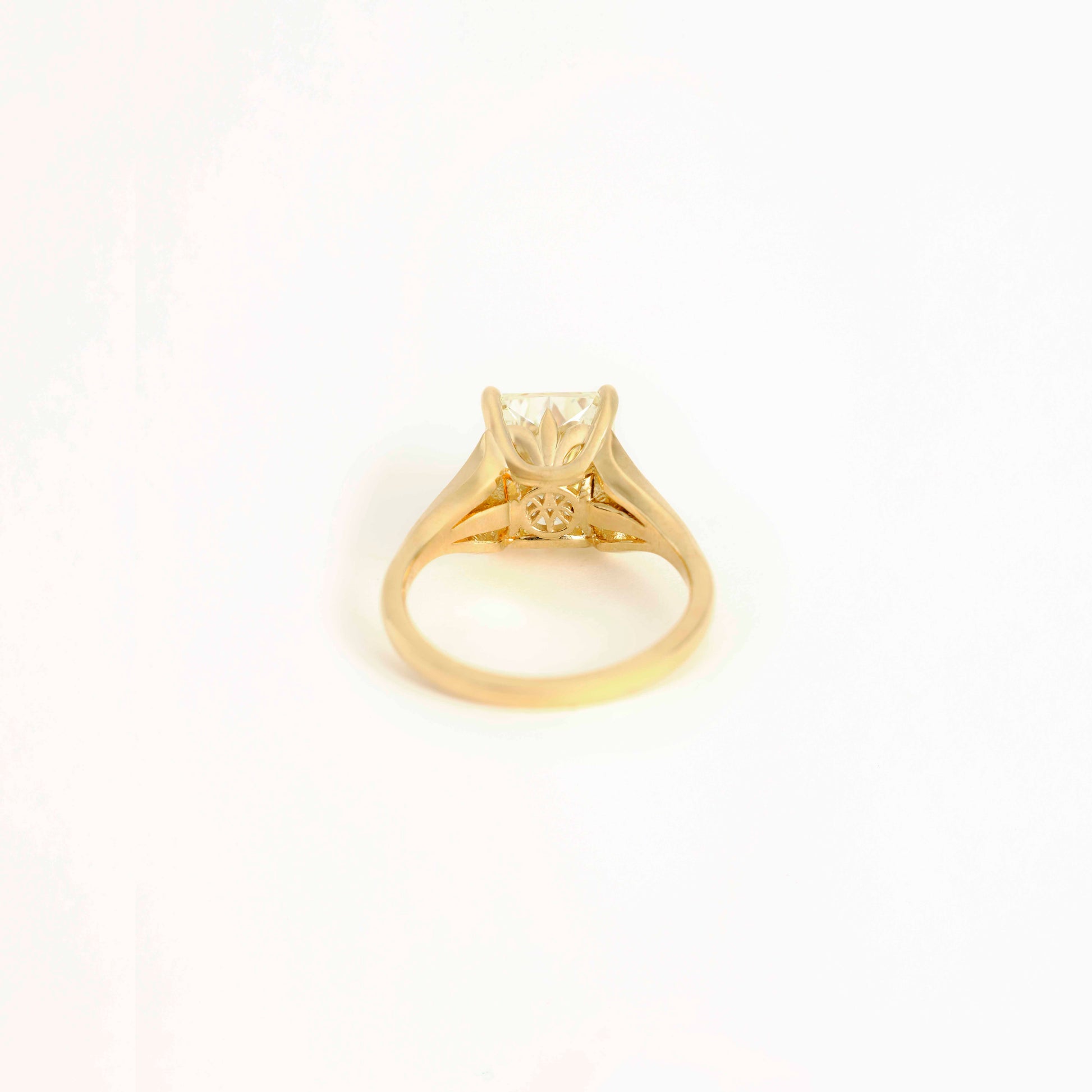 Image 3: Radiant Brilliant Diamond Ring