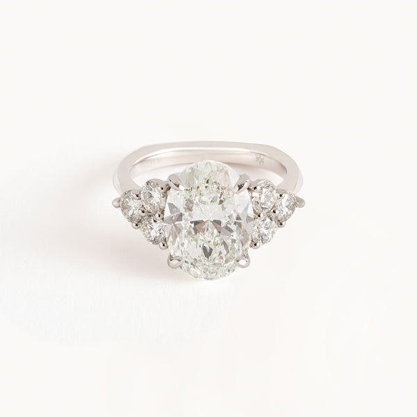 ESV 5.37 Carat Oval Diamond Ring