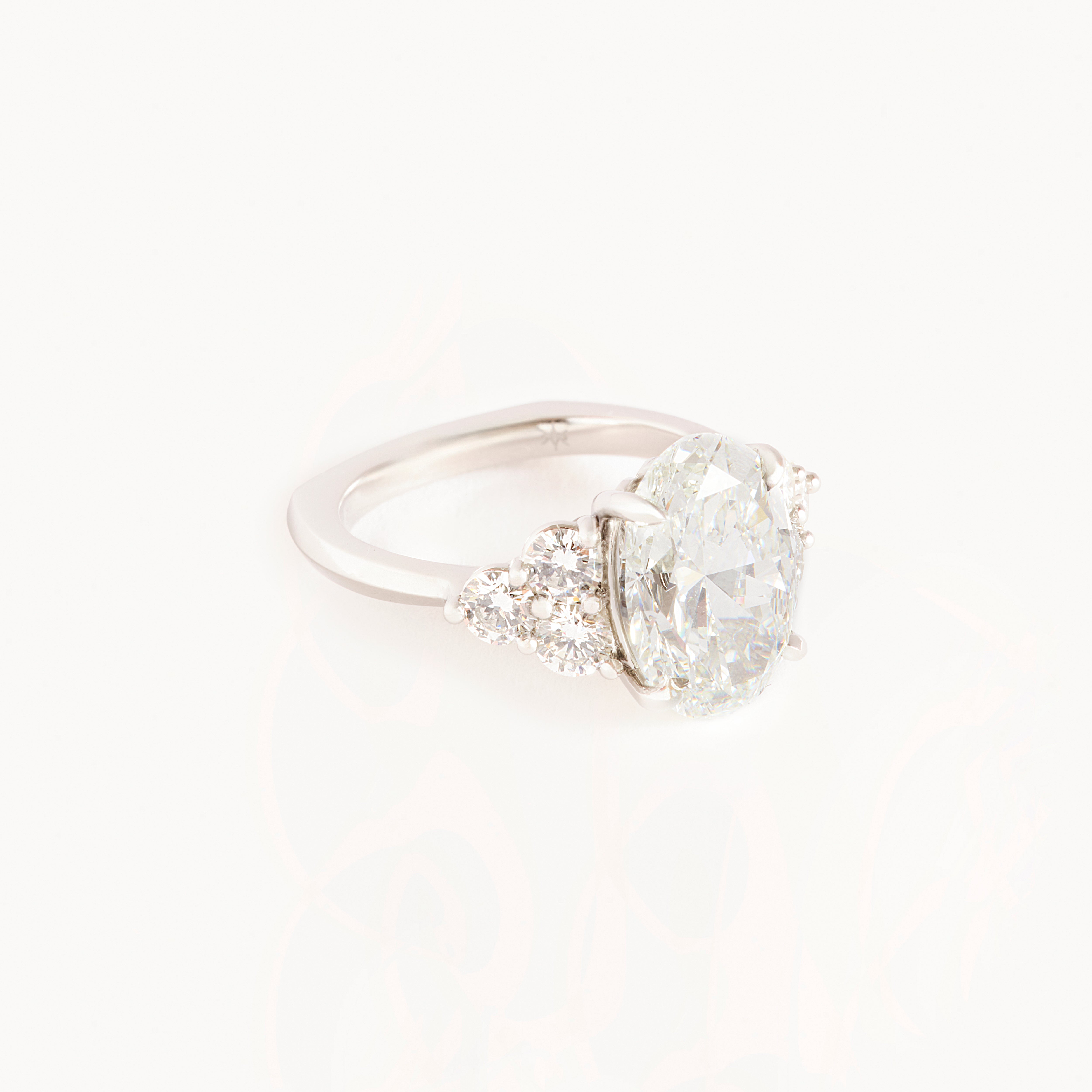 ESV 5.37 Carat Oval Diamond Ring