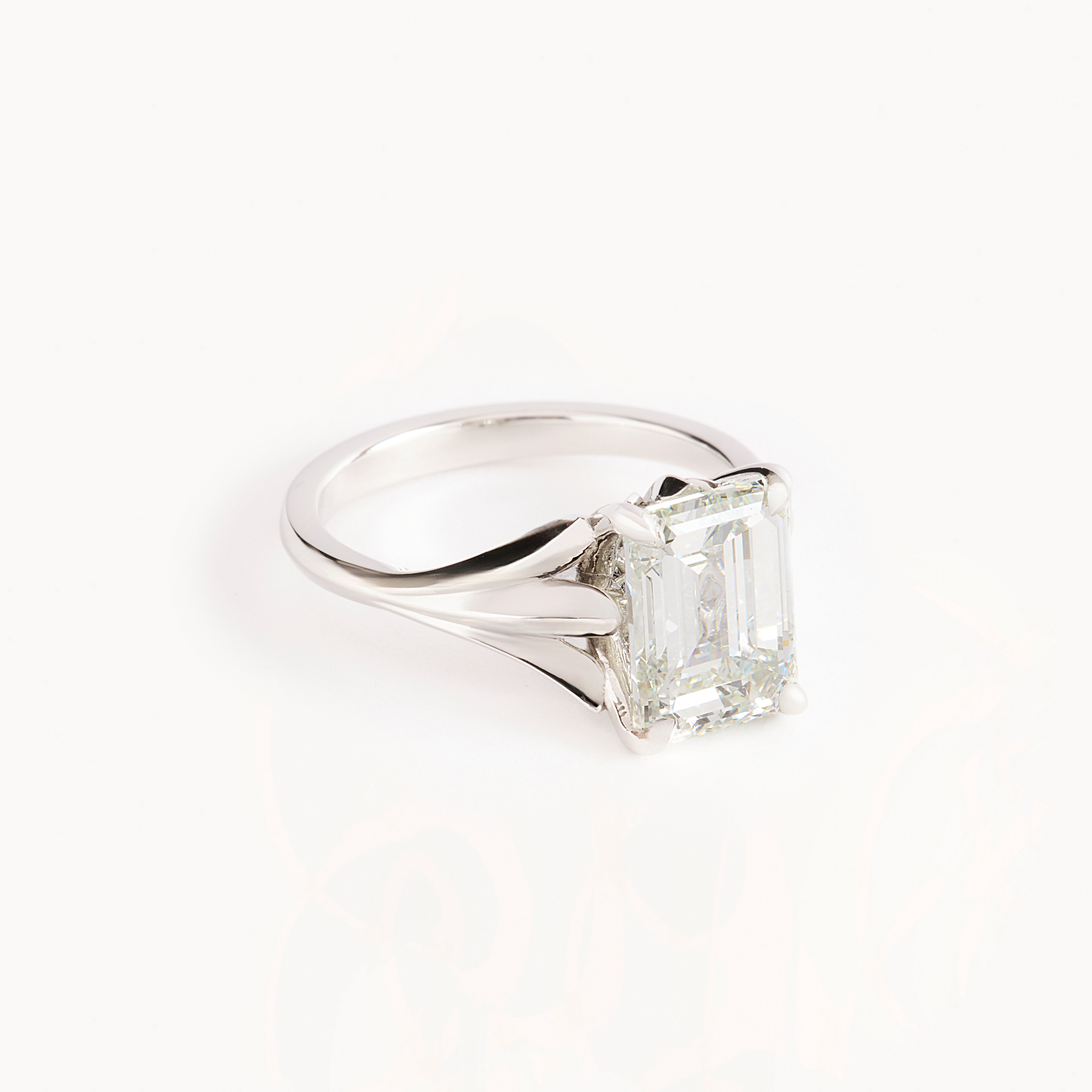 ESV 4.03 Carat Emerald Cut Diamond