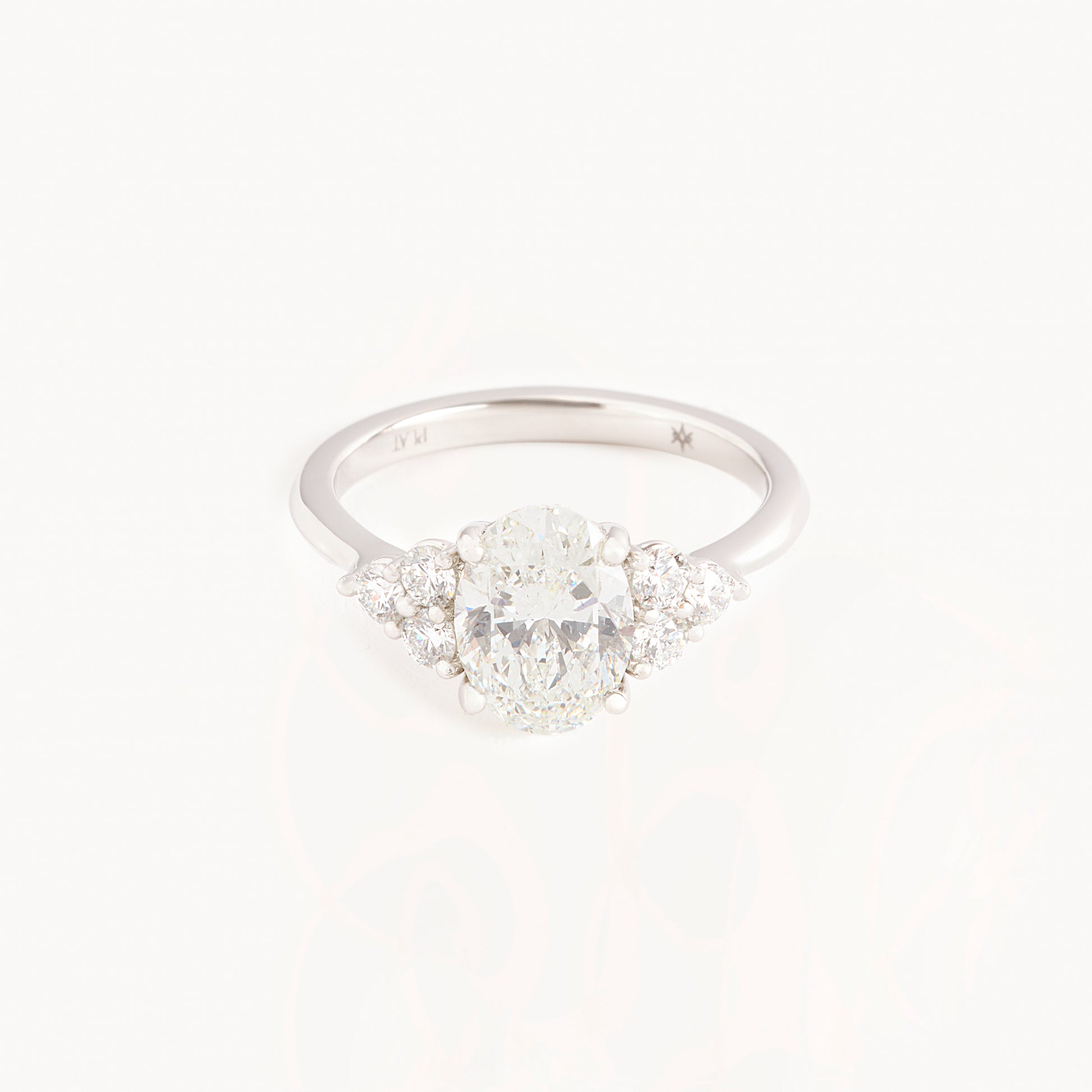 Image 1: ESV 2.01 Carat Oval Diamond Ring