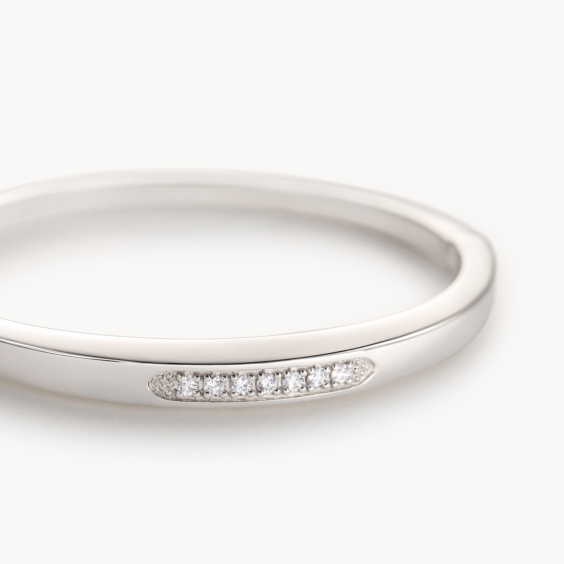 Image 2: Silver Diamond Bracelet